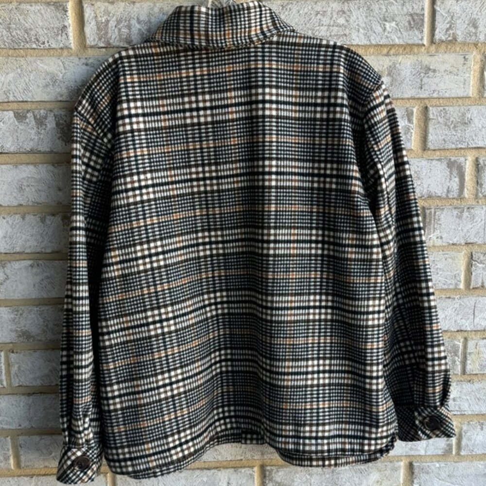 Ruby Rd. Spot On Button Front Short Plaid Jacket … - image 2